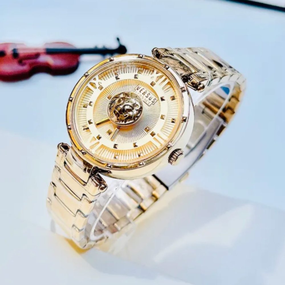 Versace Gold Women's Luxury 38mm Watch